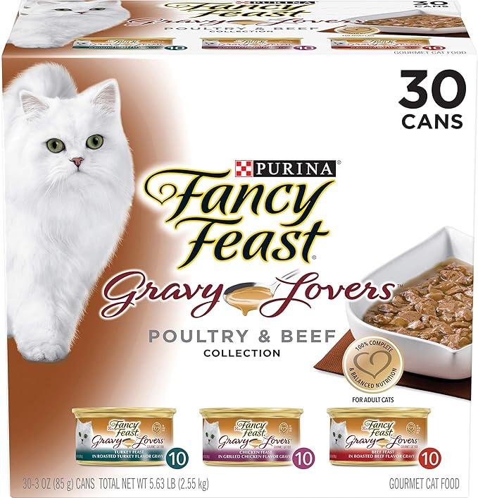 Purina Fancy Feast Gravy Lovers 30 Cans